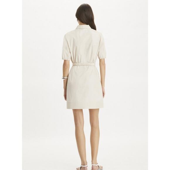 Tory Burch NWT Poplin Polo Dress Pale Sandstone Sz 14 Quiet Luxary Preppy - Picture 13 of 13